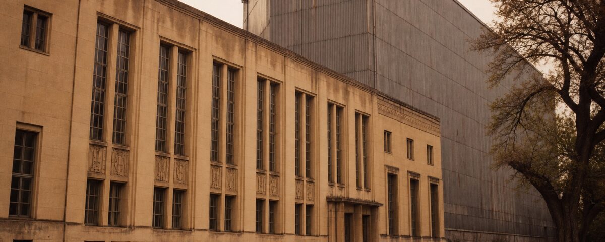 Historisches Studiogebäude in Art-Deco-Stil — Filmproduktionsort seit 1912