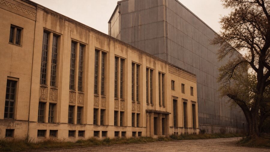 Historisches Studiogebäude in Art-Deco-Stil — Filmproduktionsort seit 1912