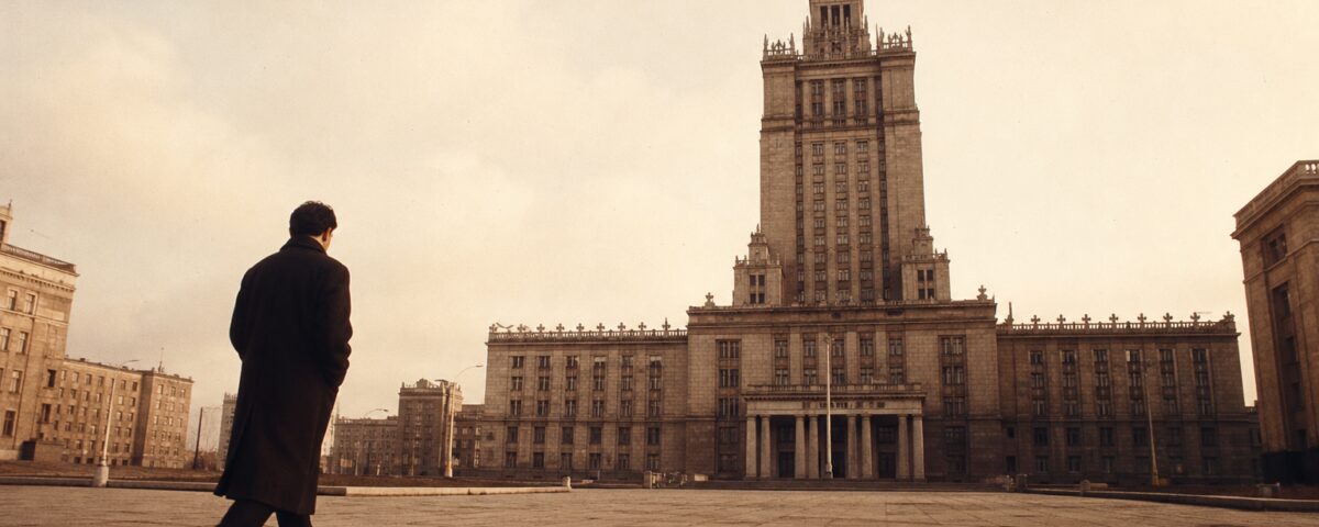 Warschauer Stadtplatz der 1950er Jahre mit sozialistischem Monumentalbau